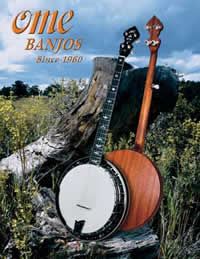 Photo of OME Banjo courtesy of the OME Banjo web site http://www.omebanjos.com