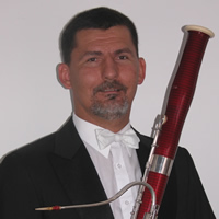 Photo of Pál Bokor, bassoon. Photograph courtesy of Pál Bokor