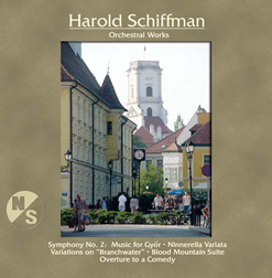 Photo of the Front Cover of the Orchestral Works CD