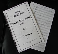 Score of Blood Mountain Suite for Orchestra (2008)
