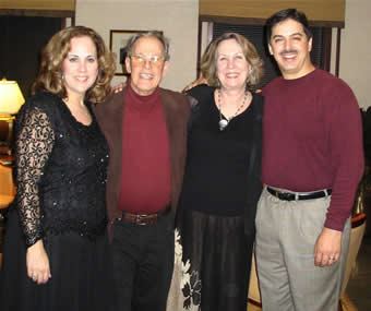 Photo of mezzo-soprano soloist Nadine Cheek Whitney, composer Harold Schiffman, poet Kathryn Stripling Byer, conductor Alexander Jiménez at the reception following the première of Alma. The Florida State University, Tallahassee (15 April 2005) Photograph by Gary Whitney Photo of mezzo-soprano soloist Nadine Cheek Whitney, composer Harold Schiffman, poet Kathryn Stripling Byer, conductor Alexander Jiménez at the reception following the première of Alma. The Florida State University, Tallahassee (15 April 2005) Photograph by Gary Whitney