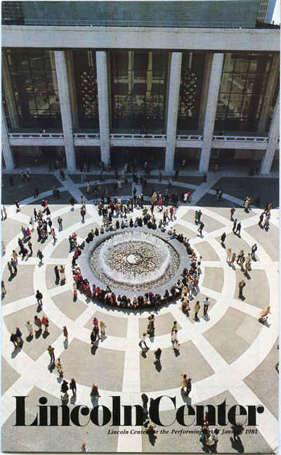 Photo of the program booklet cover for the all-Schiffman Alice Tully Hall concert that included the world première of Epigram (1980).