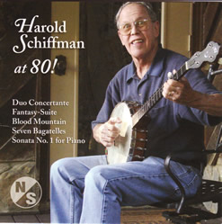 Photo of the Front Cover of the Harold Schiffman at 80! CD