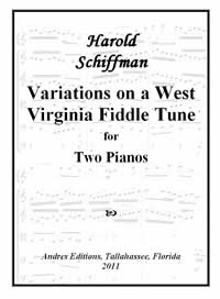 Photo of the cover page of Variations On a West Virginia Fiddle Tune (2011)