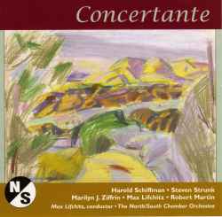 Photo of the Front Cover of Concertante: Music for Chamber Orchestra by American Composers CD