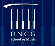 Logo of the UNCG School of Music courtesy of the UNCG web site http://www.uncg.edu/mus/